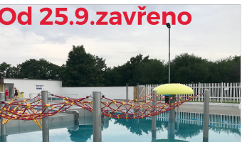 Venkovní koupaliště uzavřeno